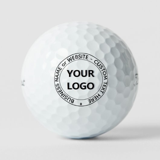 Aangepaste Logo en tekst Aangepaste Golf Balls Golfballen (Voorkant)