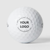 Aangepaste Logo en tekst Aangepaste Golf Balls Golfballen (Voorkant)