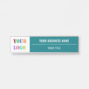 Aangepaste Logo en tekst Business Door Teken uw kl Deurbordje