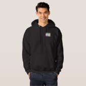 Aangepaste Logo en tekst Business Hoodie Sjabloon (Voorkant volledig)