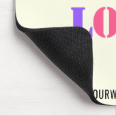 Aangepaste Logo en tekst gepersonaliseerde Muismat (Hoek)