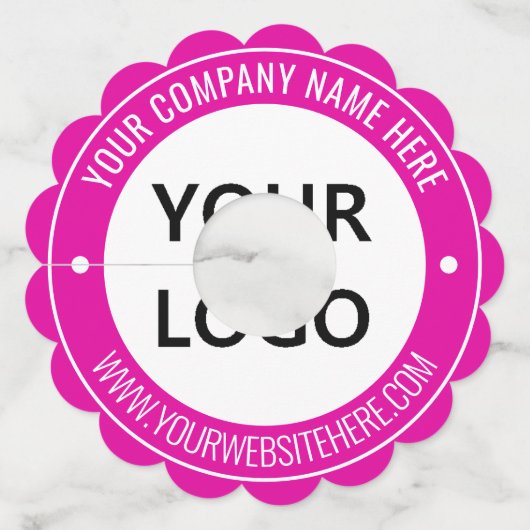 Aangepaste Logo en tekst gepersonaliseerde wijngla Wijnglaslabel (Achterkant)