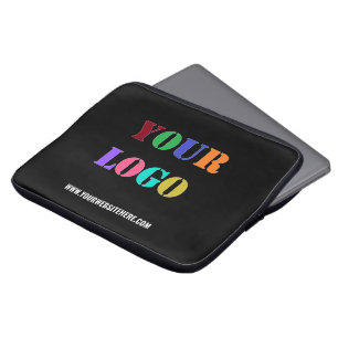 Aangepaste Logo en Tekst Laptop Sleeve Kies Kleure