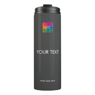 Aangepaste Logo en tekst Modern Beste Top Sjabloon Thermosbeker