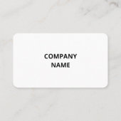 Aangepaste Logo en tekst Professioneel Visitekaart Visitekaartje (Achterkant)