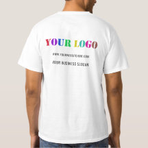 Aangepaste Logo en tekst promotionele T-Shirt