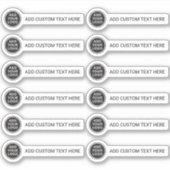 Aangepaste logo en tekst sticker (Voorkant)