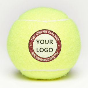 Aangepaste Logo en tekst Tennisballen Kies Kleuren