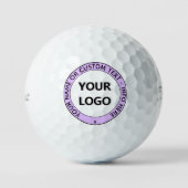 Aangepaste Logo- en tekstgolfballen - Uw eigen ont Golfballen (Voorkant)