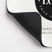 Aangepaste Logo en tekstlogo voor bedrijven Muismat (Hoek)