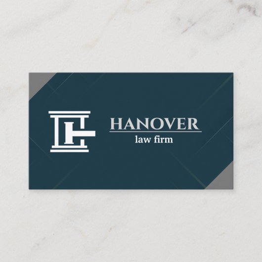 Aangepaste logo en tekstmoderne versie visitekaartje (Voorkant)