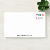 Aangepaste Logo- en tekstpromotieactiviteiten Post-it® Notes (Kantoor)