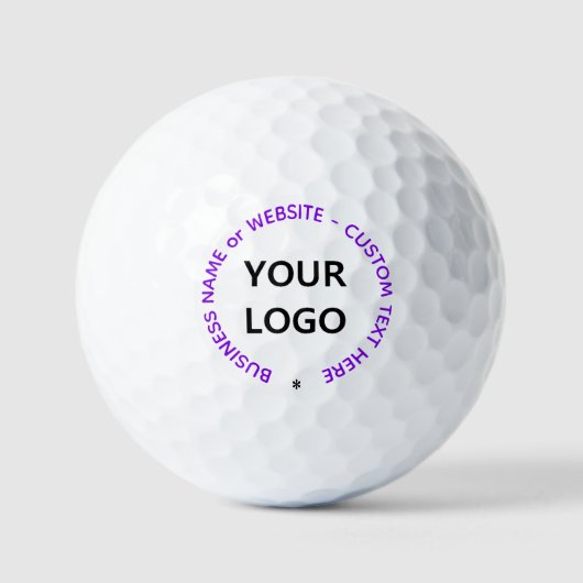 Aangepaste Logo en Tekststempels Golfballen Voorbe (Voorkant)