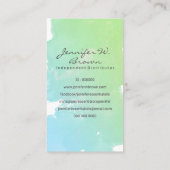 Aangepaste logo Essential Oils toevoegen Visitekaartje (Achterkant)