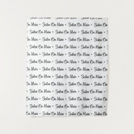 Aangepaste logo evenement achtergrond Step and Rep Wandkleed