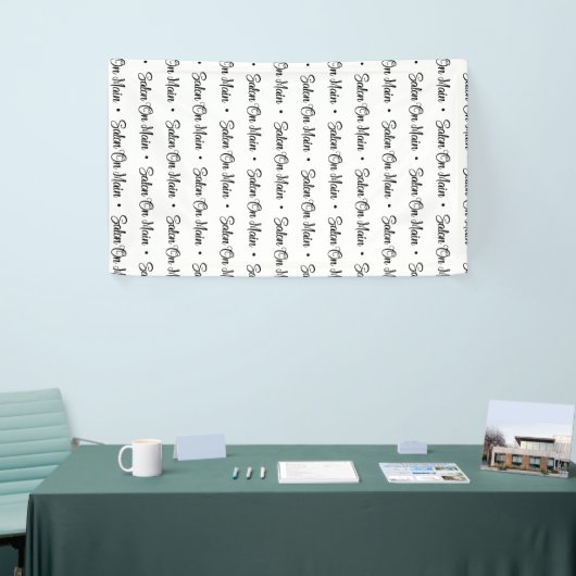 Aangepaste Logo Event Backdrop Step en Herhalen Spandoek (Beurs)