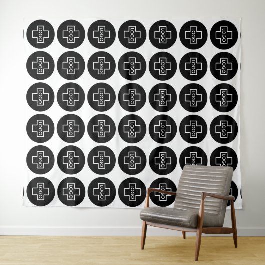 Aangepaste Logo Event Backdrop Step en Herhalen Wandkleed (In Situ (horizontaal))