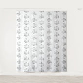Aangepaste Logo Event Backdrop Step en Herhalen Wandkleed (Voorkant)