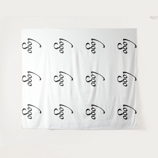 Aangepaste Logo Event Backdrop Step en Herhalen Wandkleed (Voorkant (horizontaal))