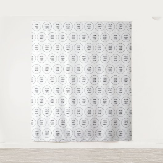 Aangepaste Logo Event Backdrop Step en Herhalen Wandkleed (Voorkant)