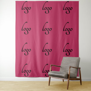 Aangepaste Logo Event Backdrop Step en Tapestr her Wandkleed