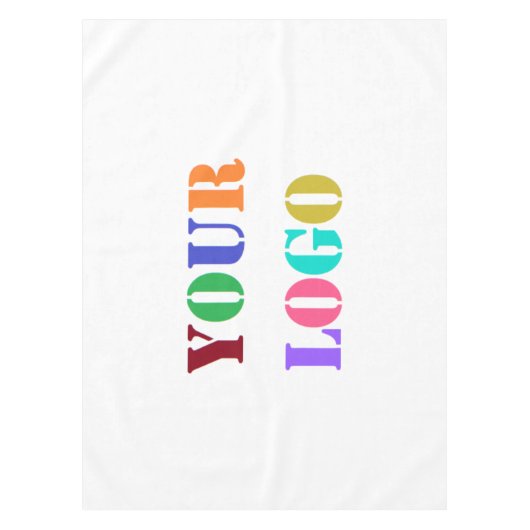 Aangepaste Logo Foto Business Promotion Tablecloth Tafelkleed (Voorkant)