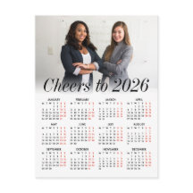 Aangepaste logo foto minimale kalender 2027 Zakeli
