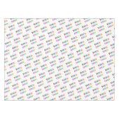 Aangepaste Logo foto-promotietablecloth Tafelkleed (Voorkant (Horizontaal))