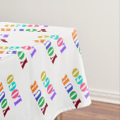 Aangepaste Logo foto-promotietablecloth Tafelkleed (Voorbeeld)