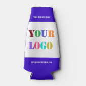 Aangepaste Logo-fotofleskool - Uw kleuren Flesjeskoeler (Voorkant)