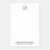 Aangepaste Logo Geen minimum | Gepersonaliseerde K Post-it® Notes (Voorkant)