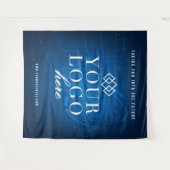 Aangepaste logo handelsbeurs evenement achtergrond wandkleed (Voorkant (horizontaal))