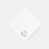 Aangepaste Logo Hotel Naam hoek plaatsen Kleur Servet (Hoek)