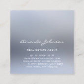 Aangepaste Logo House makelaar Home Blush Vierkante Visitekaartje (Achterkant)