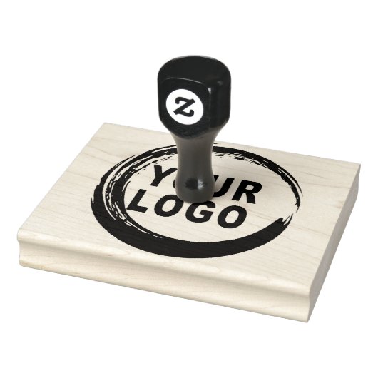 Aangepaste Logo houten rubberen stempel (Stempel)