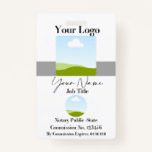 Aangepaste Logo-ID-badges Badge (Voorkant)