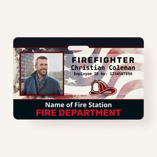 Aangepaste Logo ID-kaart voor werknemer Badge (Voorkant)