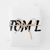 Aangepaste Logo Inpakpapier Vel (In situ)