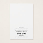 Aangepaste Logo juwelen | Ketting Visitekaartje (Achterkant)