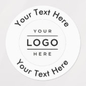 Aangepaste Logo Labels (Design 2)