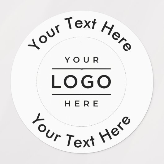 Aangepaste Logo Labels (Design 2)