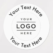 Aangepaste Logo Labels (Design 1)