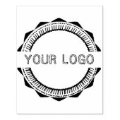 Aangepaste Logo Large Rubberstempel (Afrduk)