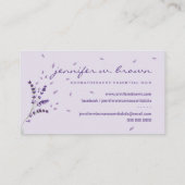 Aangepaste logo Lavender Visitekaartje (Achterkant)