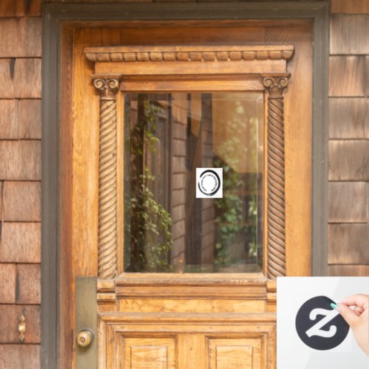 Aangepaste Logo magneet Raamsticker (Huis Deur)