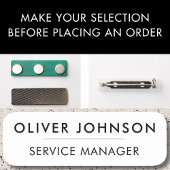 Aangepaste Logo Medewerker Magnetische Veiligheid  Naamplaatje