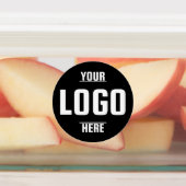 Aangepaste Logo Medium Circle Waterdichte Vinyl La Labels (Aangebracht)