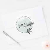 Aangepaste Logo-merkteken Ronde Sticker (Envelop)