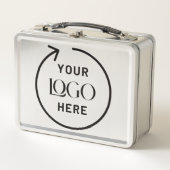 Aangepaste Logo metalen lunchbox (Voorkant)