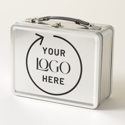 Aangepaste Logo metalen lunchbox (Voorkant)